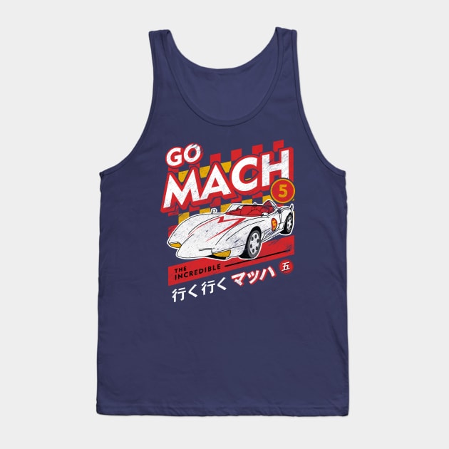 go mach 4 vintage Tank Top by nakaladek3